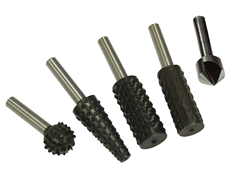 FAIRRSET5 - Rotary Rasps (4) & Countersink (1) Set