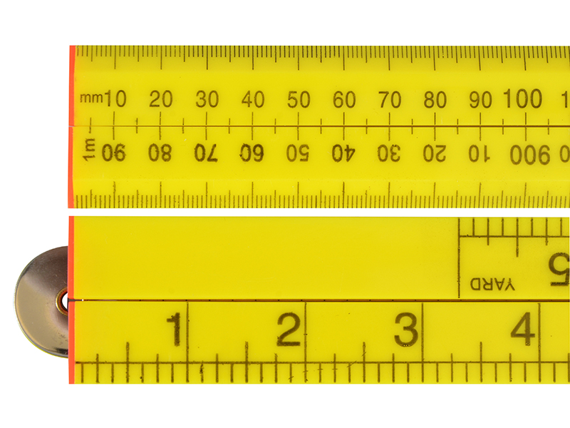 FAIRULEFOLD - Folding Rule Yellow ABS Plastic 1m / 39in