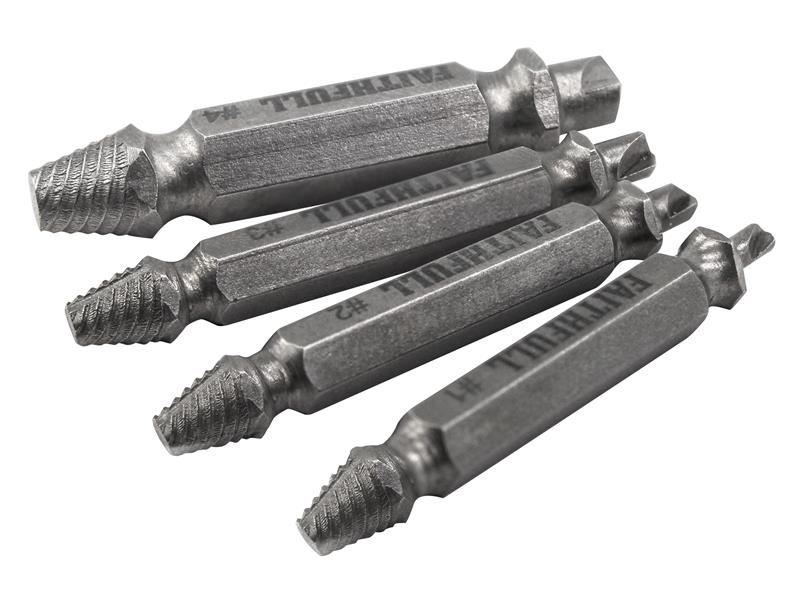 Screw Extractor Set 4 Piece