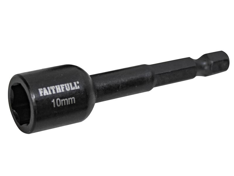 Magnetic Impact Nut Driver 10mm x 1/4in Hex