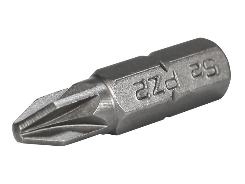 FAISBPZ225 - Pozi S2 Grade Steel Screwdriver Bits PZ2 x 25mm (Pack 3)