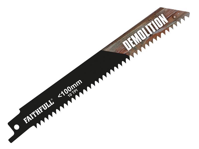 FAISBS922HF - S922HF Bi-Metal Sabre Saw Blade Demolition 150mm 10 TPI (Pack 5)