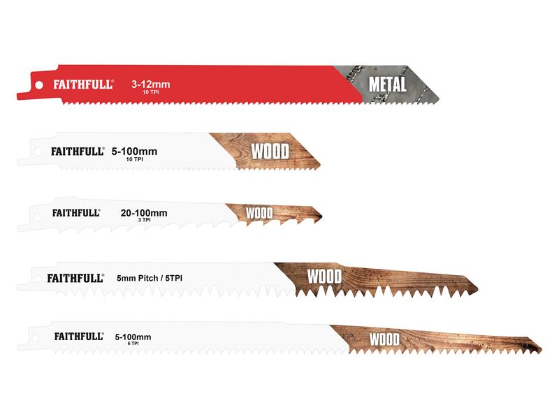 Sabre Saw Blade Set 15 Piece