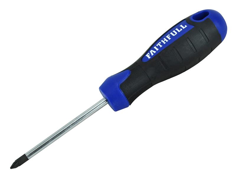 FAISDPZ1 - Soft Grip Screwdriver Pozidriv Tip PZ1 x 75mm