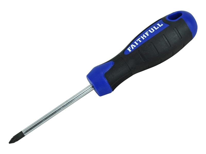 FAISDPZ2 - Soft Grip Screwdriver Pozidriv Tip PZ2 x 100mm