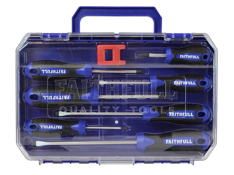 Soft Grip Screwdriver Set 8 Piece SL/PH/PZ