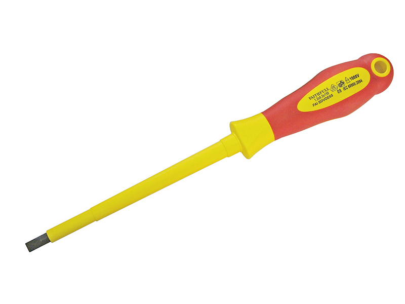 FAISDVDE65 - VDE Soft Grip Screwdriver Parallel Slotted Tip 6.5 x 150mm