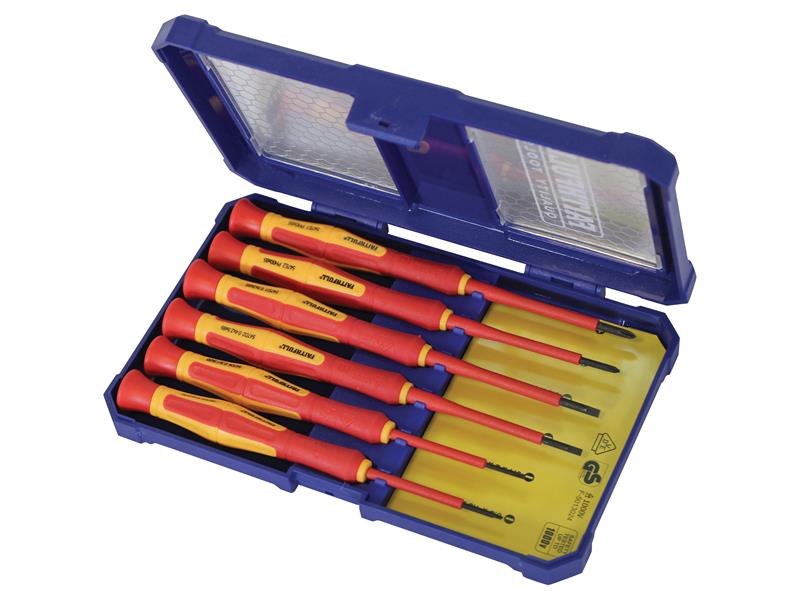Precision VDE Screwdriver Set 6 Piece