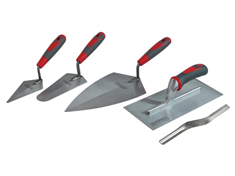 FAISGTSET5 - Soft Grip Handle Trowel Pack 5 Piece