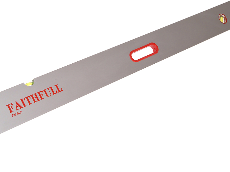 FAISL8 - Screeding Level 2.4m (8ft) 3 Vial & Grips