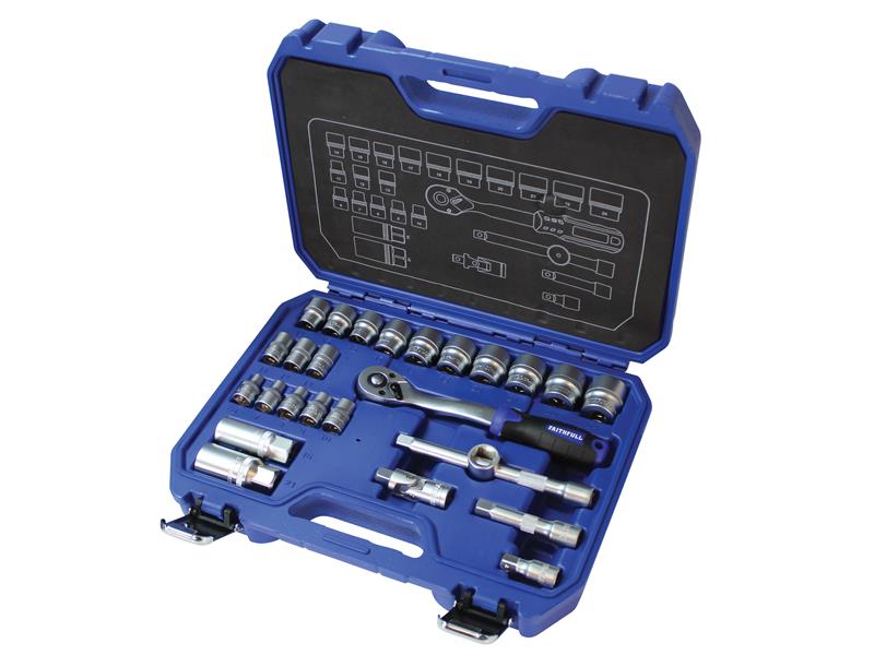 FAISOC3826MN - Socket Set of 26 Metric 3/8in Drive