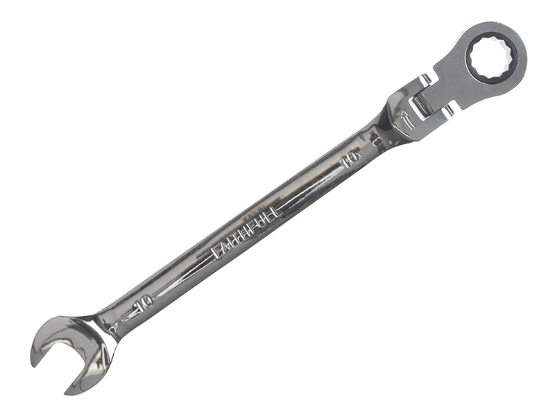 FAISPARAT10 - Ratchet Combination Spanner Flex Head CV 10mm