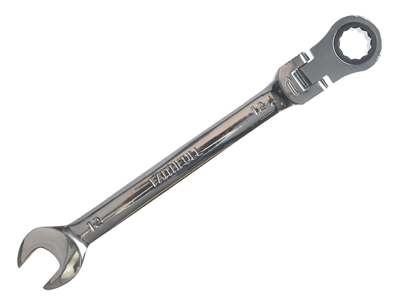 FAISPARAT12 - Ratchet Combination Spanner Flex Head CV 12mm