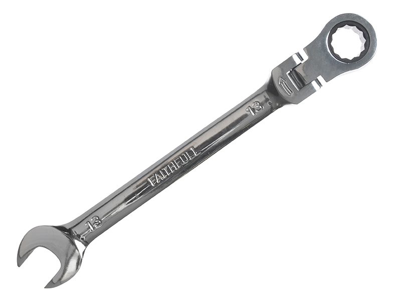 FAISPARAT13 - Ratchet Combination Spanner Flex Head CV 13mm