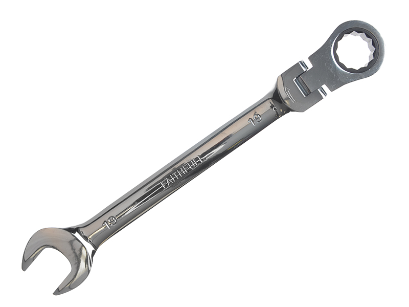 FAISPARAT20 - Ratchet Combination Spanner Flex Head CV 20mm