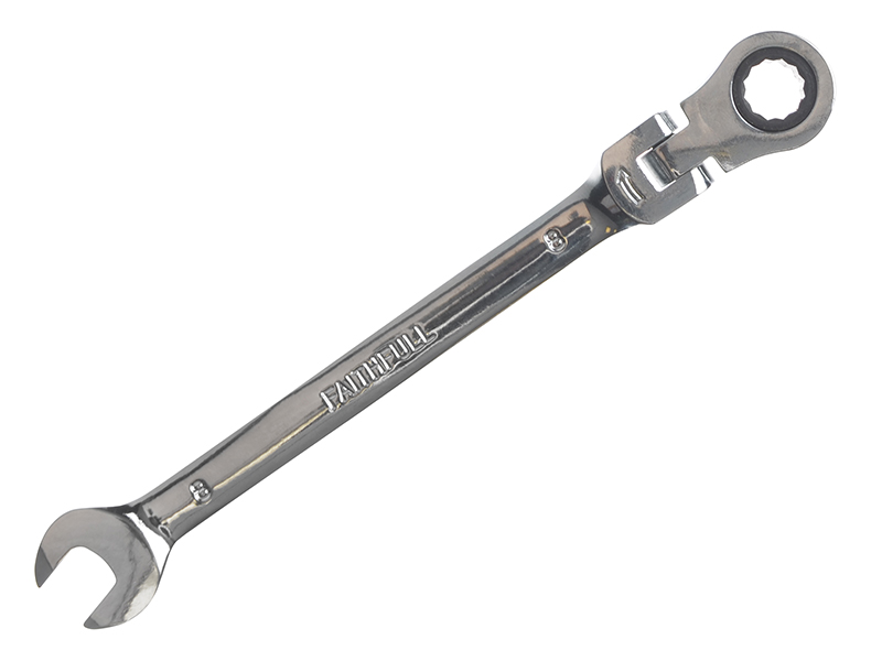 FAISPARAT8 - Ratchet Combination Spanner Flex Head CV 8mm