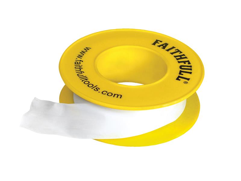 FAITAPEPTGAS - P.T.F.E Gas Tape 12mm x 5m White (Pack 10)