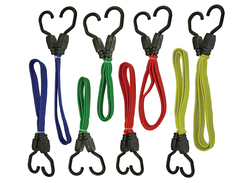 FAITDBUNG8 - Flat Bungee Cord Set 8 Piece