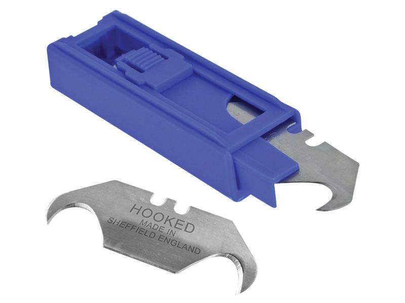 FAITKB10UKH - Heavy-Duty Hooked Trimming Knife Blades (Pack 10)