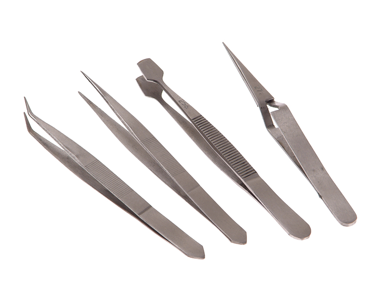 Tweezer Set 4 Piece