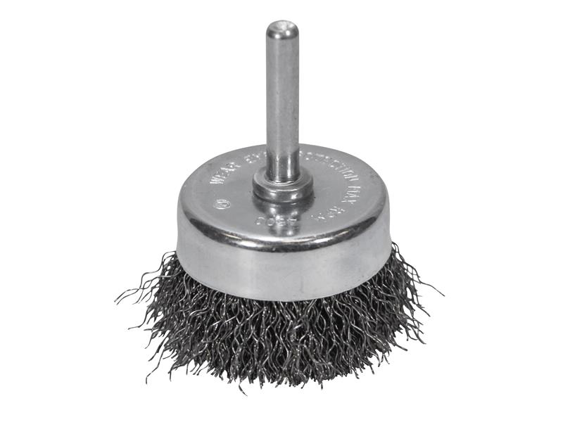 Wire Cup Brush 50mm x 6mm Shank 0.30mm Wire