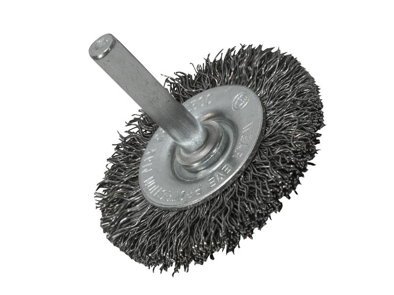 Wire Brush 50mm x 6mm Shank 0.30 Wire