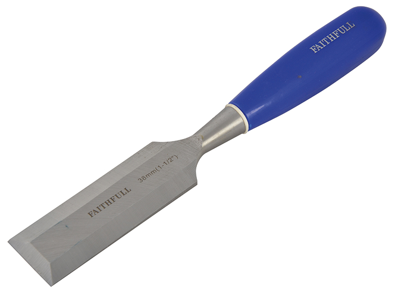 FAIWCB112 - Bevel Edge Chisel Blue Grip 38mm (1.1/2in)
