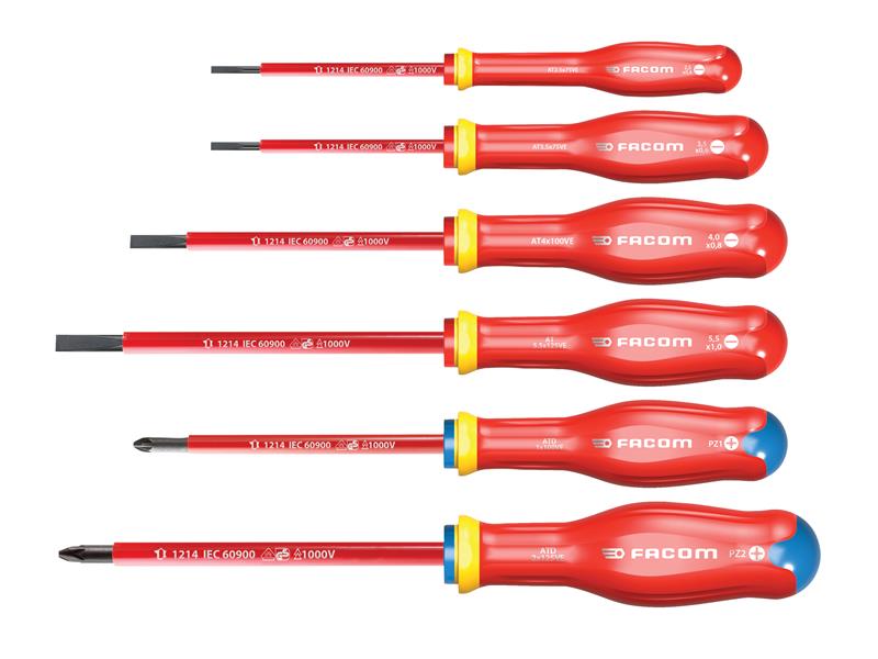 Protwist VDE Screwdriver Set 6 Piece SL/PZ