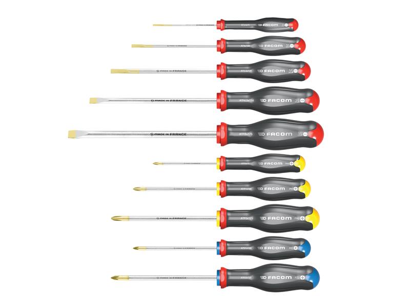 Protwist Screwdriver Set 10 Piece SL/PH/PZ
