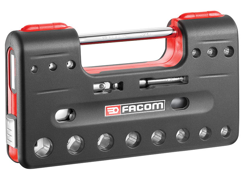 3/8in Square Drive 6-Point Detection Box Socket Set 18 Piece