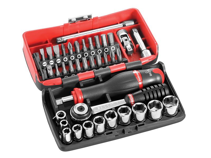 FCMR2NANO - R2NANO Socket Set of 38 Metric 1/4in Drive