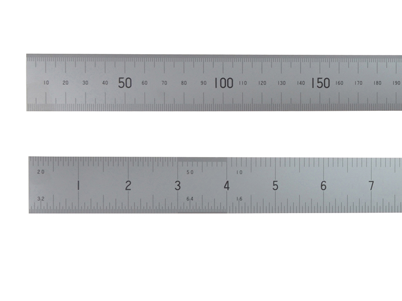 Satin Chrome Rule 1 Metre / 39in