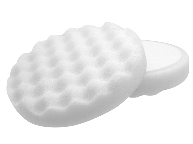 FLE44726 - White Waffle Very Firm Cutting Pad 150mm