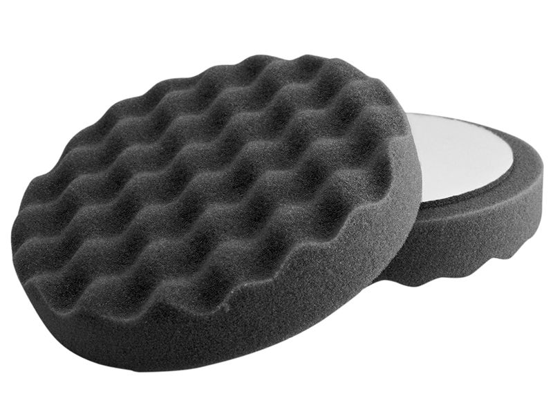 FLE44740 - Black Waffle Super Soft Finishing Pad 150mm