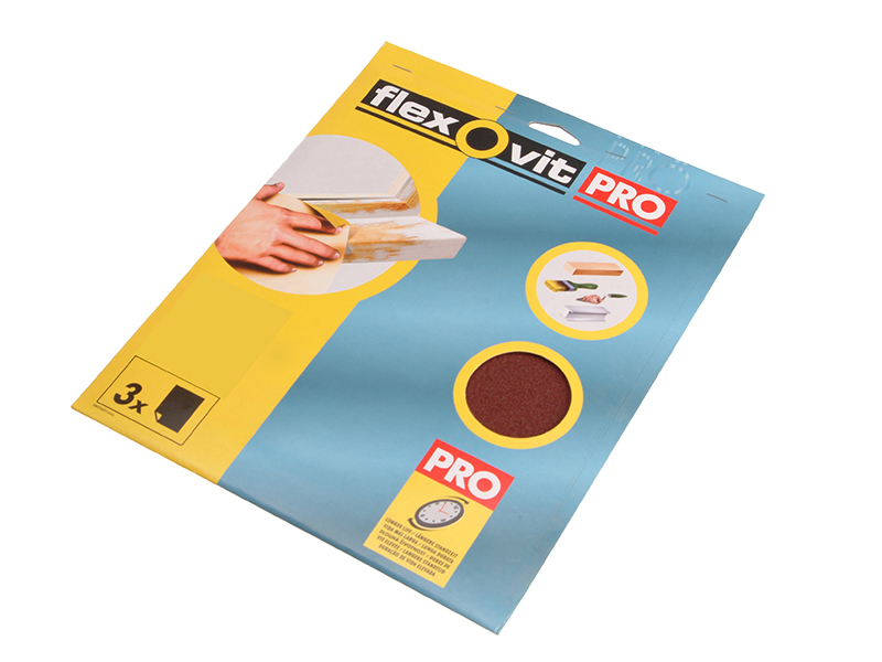 FLV26594 - Aluminium Oxide Sanding Sheets 230 x 280mm Assorted (25)