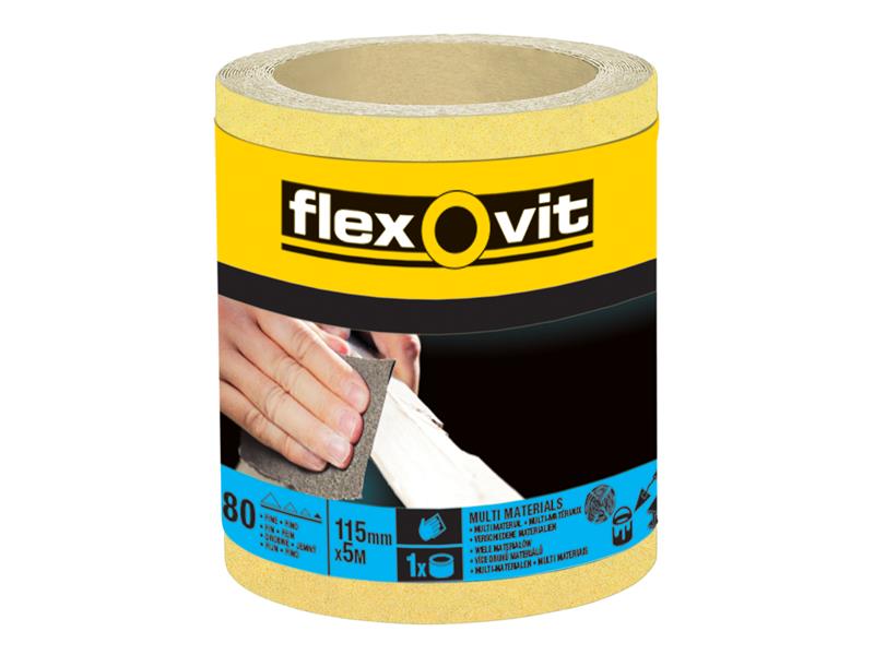 FLV69909 - High Performance Sanding Roll 115mm x 5m Extra Coarse 40G