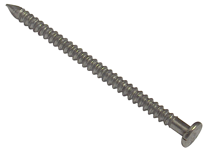 FORAR40B500 - Annular Ring Shank Nail Bright Finish 40mm Bag Weight 500g