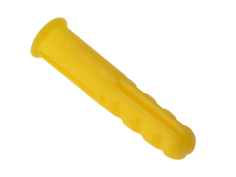 FOREXP2 - Plastic Wall Plug Yellow No.4-6 Box 1000