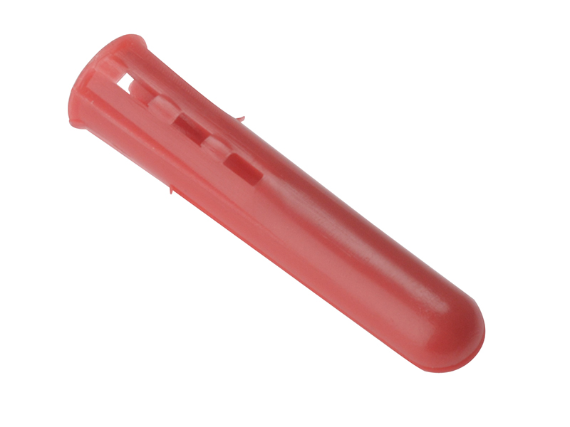 FOREXP3 - Plastic Wall Plugs Red No.6-8 Box 1000