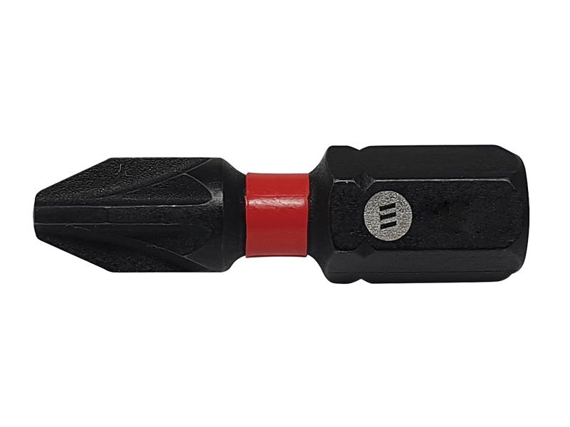 FORFFPZ125 - ForgeFast Pozidriv Compatible Impact Bit PZ1 x 25mm (Card 2)