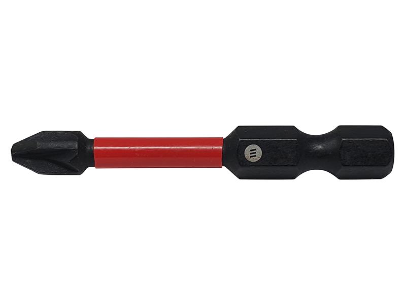 FORFFPZ350 - ForgeFast Pozidriv Compatible Impact Bit PZ3 x 50mm (Card 2)