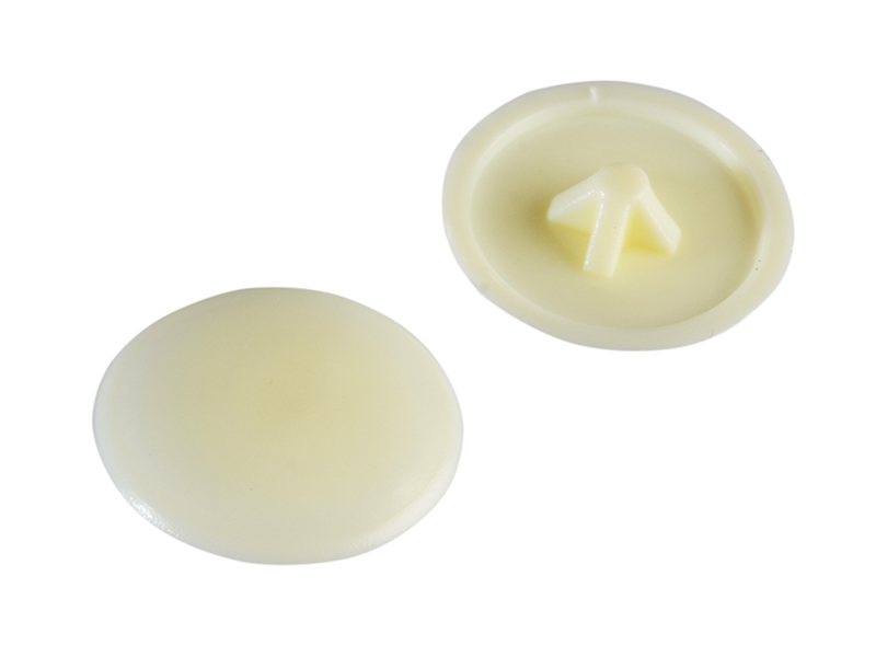 FORFPPCC3 - Pozi Compatible Cover Cap Cream No.6-8 Forge Pack 50