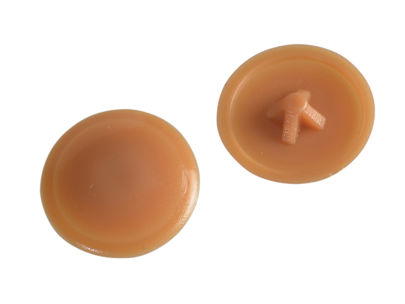 FORFPPCC4 - Pozi Compatible Cover Cap Light Brown No.6-8 Forge Pack 50