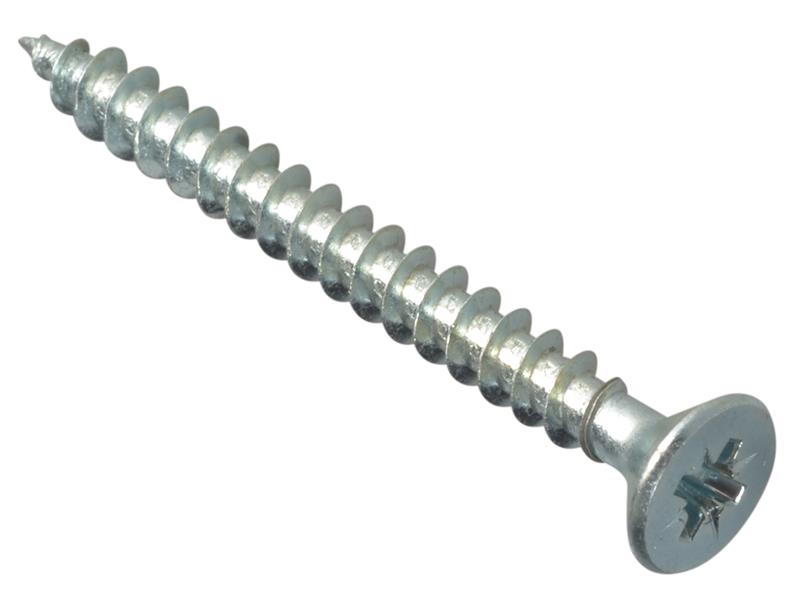 FORMPS550ZP - Multi-Purpose Pozi Compatible Screw CSK ST ZP 5 x 50mm Box 200