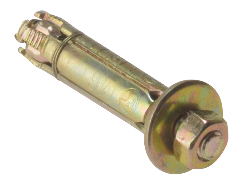 FORPB650M - Masonry Anchor Bolt Projecting ZYP M6 x 50mm Bag 10