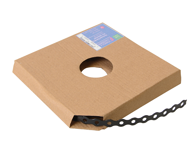 FORPCBB17 - Black Plastic Coated Pre-Galvanised Band 17mm x 0.8 x 10m Box 1