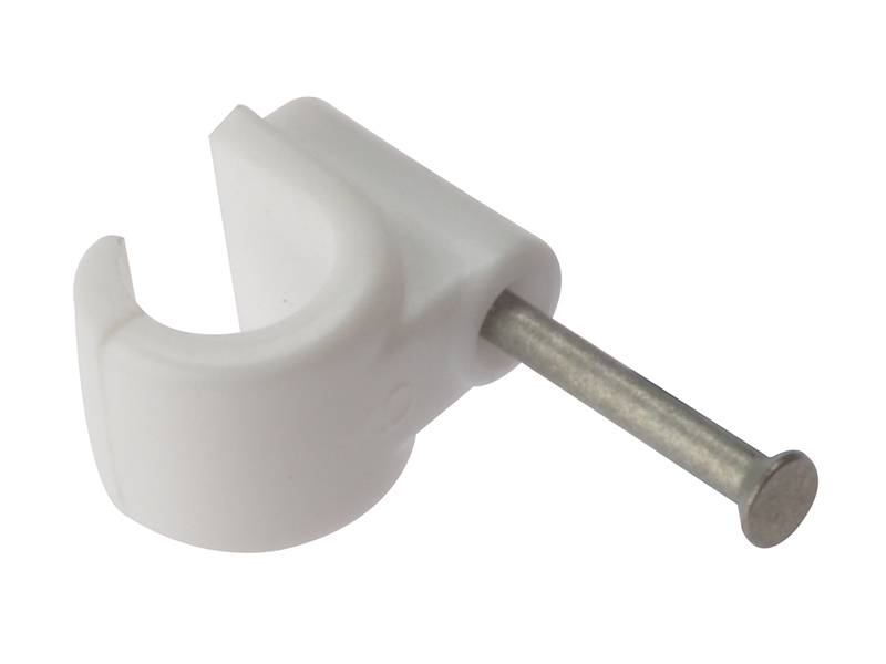 FORPCMN11 - Pipe Clip with Masonry Nail 11mm Box 100