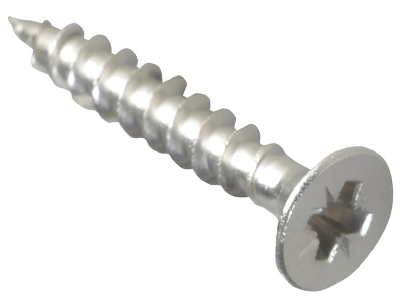 FORPOZI425S - Multi-Purpose Pozi Compatible Screw CSK ST S/Steel 4.0 x 25mm Box 200