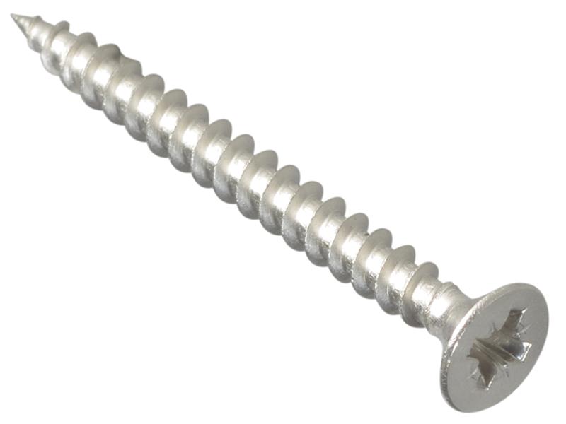 FORPOZI440S - Multi-Purpose Pozi Compatible Screw CSK ST S/Steel 4.0 x 40mm Box 200