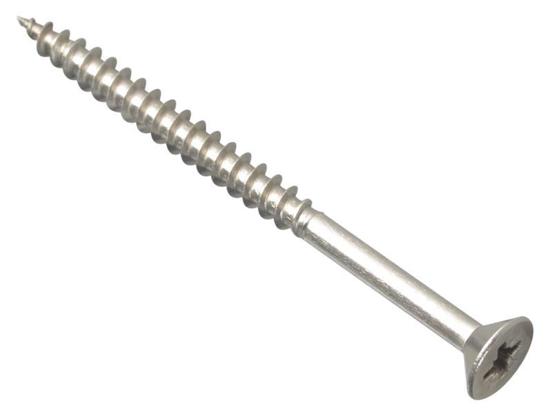 FORPOZI570S - Multi-Purpose Pozi Compatible Screw CSK ST S/Steel 5.0 x 70mm Box 100